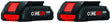 Bosch GBA18V40-2PK 18V CORE18V Lithium-Ion 4.0 Ah Compact Batteries 2 Pk