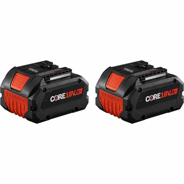 Bosch GBA18V60-2PK CORE18V 6 Ah High Power Battery, 2-Pack