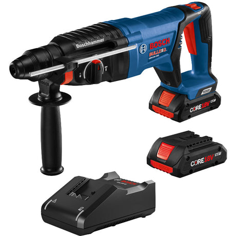 Bosch GBH18V-26DK25 18V EC Brushless SDS-plus Bulldog 1" Rotary Hammer Kit