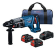 Bosch GBH18V-28DCB28 18V Brushless Connected-Ready 1-1/8" SDS-plus Rotary Hammer Kit with CORE18V 8 Ah Batteries and Charger (2 Batteries)
