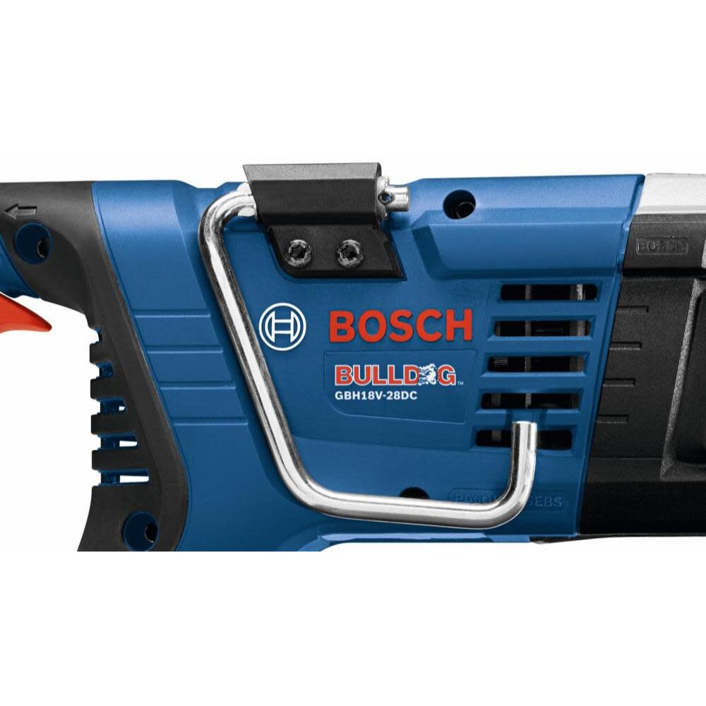 Bosch GBH18V-28DCK24 18V Brushless Connected-Ready SDS-plus Bulldog 1-1/8 In. Rotary Hammer Kit with (2) CORE18V 8.0 Ah PROFACTOR Performance Batteries - 4