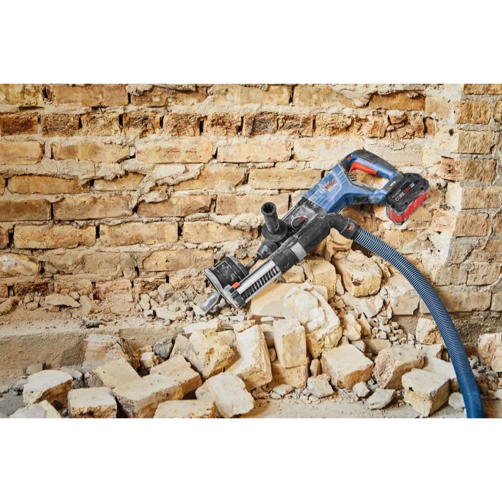 Bosch GBH18V-28DCK24 18V Brushless Connected-Ready SDS-plus Bulldog 1-1/8 In. Rotary Hammer Kit with (2) CORE18V 8.0 Ah PROFACTOR Performance Batteries - 7