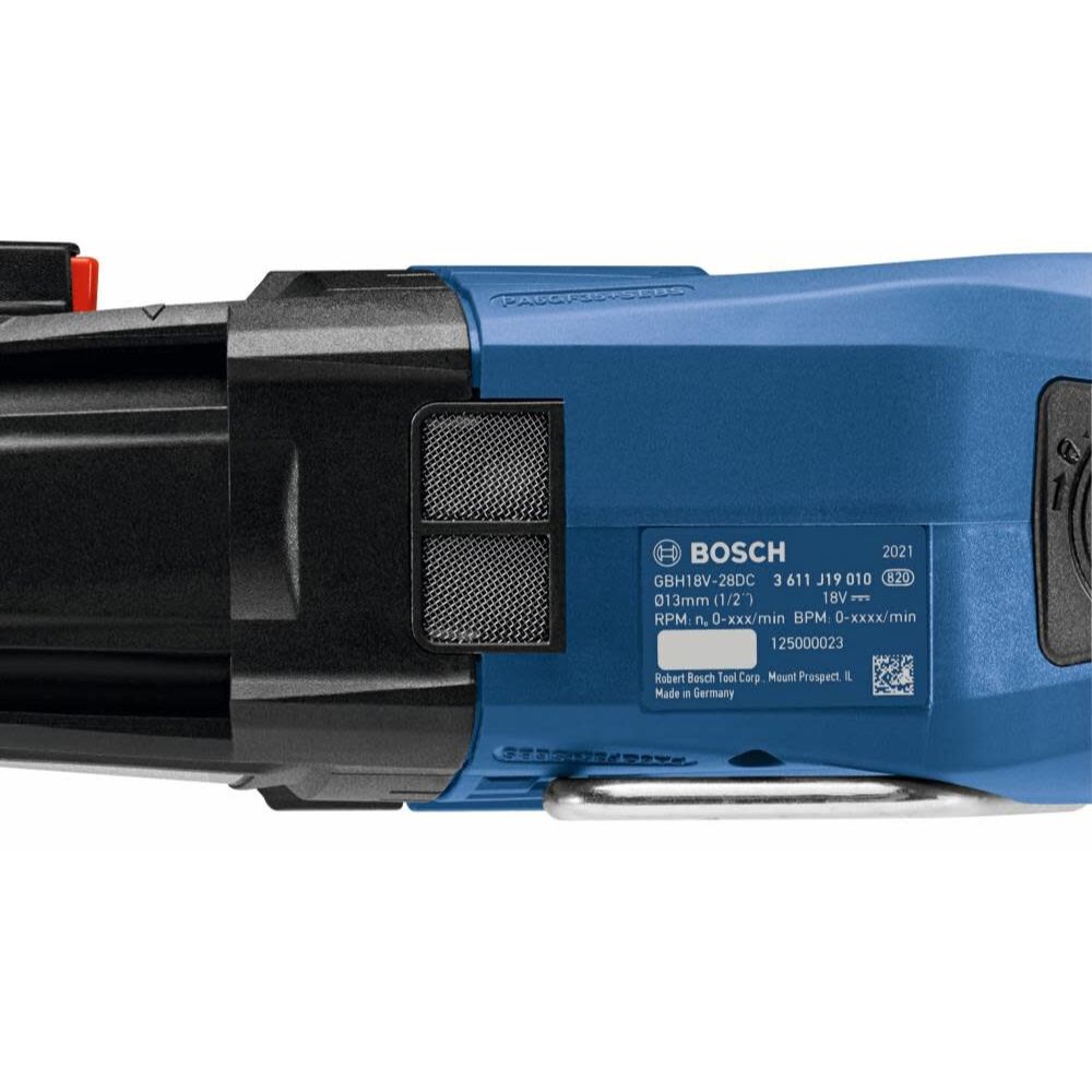 Bosch GBH18V-28DCN 18V Brushless Connected-Ready SDS-plus Bulldog 1-1/8" Rotary Hammer (Bare Tool) - 3