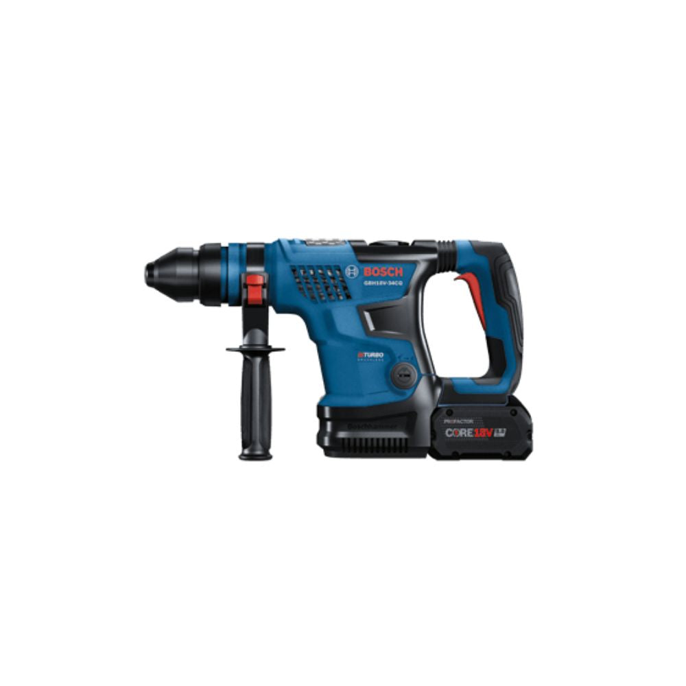 Bosch GBH18V-34CQB24 18V 1-1/4 SDS-plus Rotary Hammer w/ (2) 8.0 Ah CORE Performance Batteries - 3