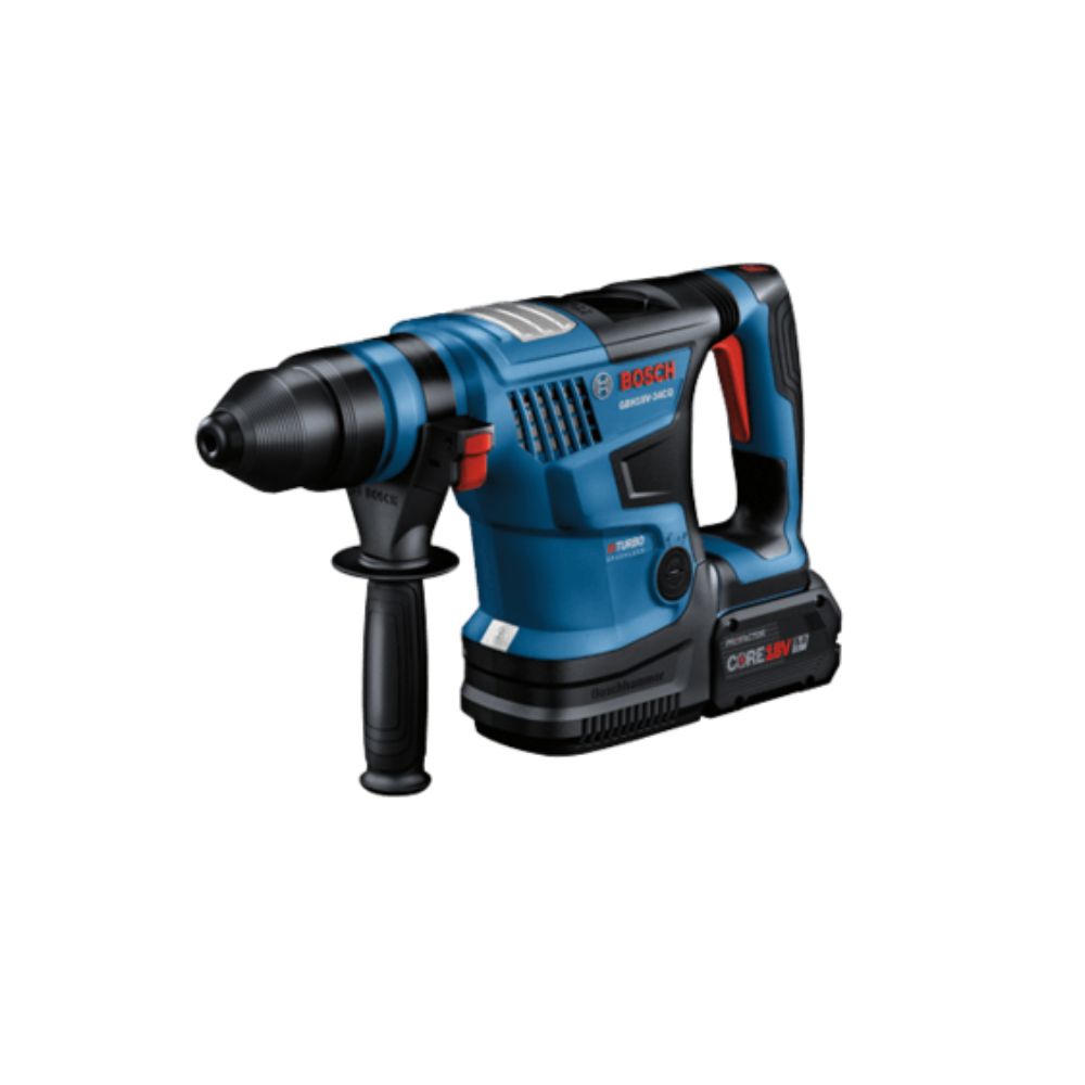 Bosch GBH18V-34CQB24 18V 1-1/4 SDS-plus Rotary Hammer w/ (2) 8.0 Ah CORE Performance Batteries - 5