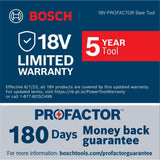 Bosch GBH18V-40CN 18V PROFACTOR 1-5/8" SDS-max Rotary Hammer (Bare Tool) - 8