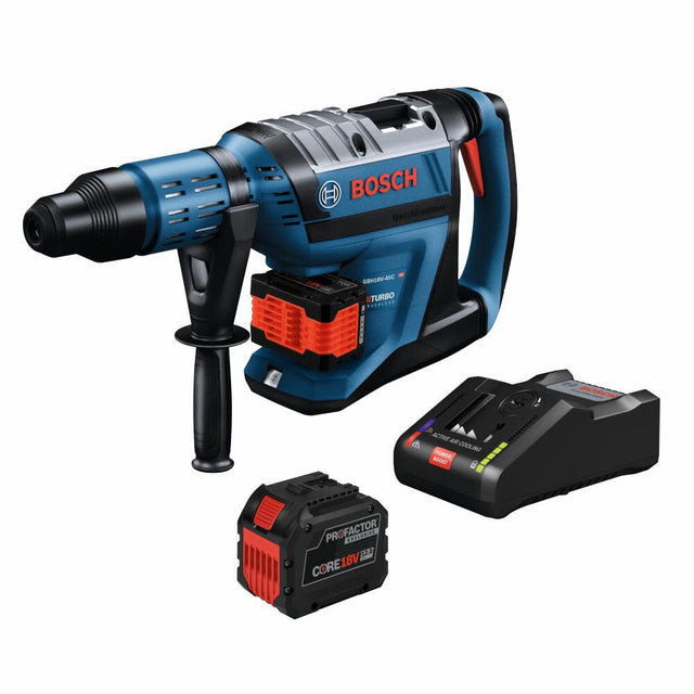 Bosch GBH18V-45CK27 18V PROFACTOR 1-7/8 SDS-max Rotary Hammer w/ (2) 12.0 Ah CORE Exclusive Batteries