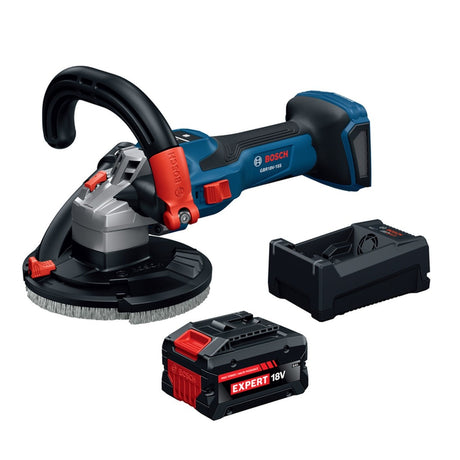 Bosch GBR18V-15SN18X 18V 5" Cordless Concrete Surface Grinder Kit (8.0Ah Battery)