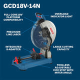 Bosch GCD18V-14N 18V 14" Cordless Dry Cut Saw Bare Tool