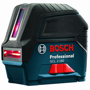 Bosch GCL 2-160 Self-Leveling Cross-Line Laser with Plumb Points