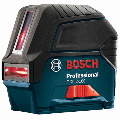 Bosch GCL 2-160 Self-Leveling Cross-Line Laser with Plumb Points