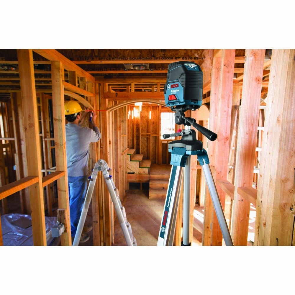 Bosch GCL 2-160 Self-Leveling Cross-Line Laser with Plumb Points - 8