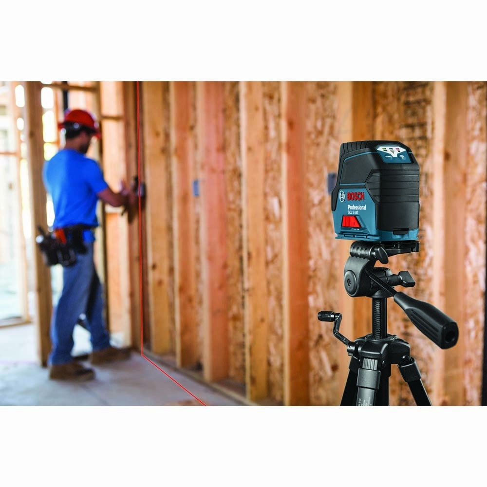 Bosch GCL 2-160 Self-Leveling Cross-Line Laser with Plumb Points - 10