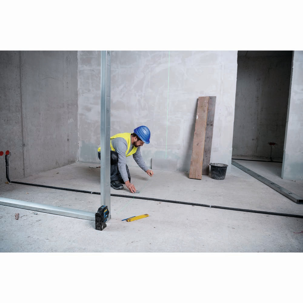 Bosch GCL100-40G Green-Beam Self-Leveling Cross-Line Laser with Plumb Points - 8