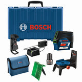 Bosch GCL100-80CG 12V Max Connected Green-Beam Cross-Line Laser w/Plumb Points - 3