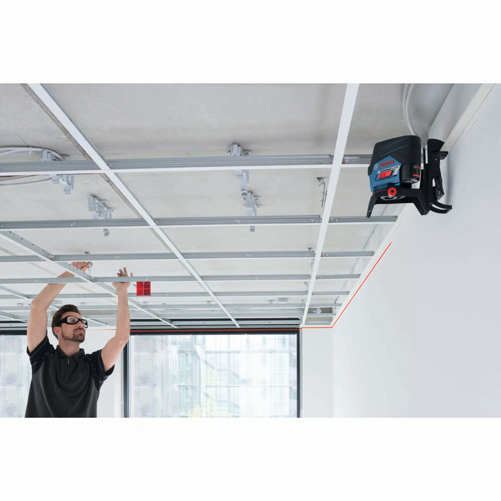 Bosch GCL100-80C 12V Max Connected Cross-Line Laser with Plumb Points - 8