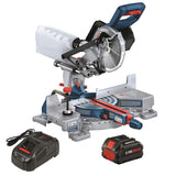 Bosch GCM18V-07SN14 PROFACTOR 18V 7-1/4 In. Single-Bevel Slide Miter Saw Kit with (1) CORE18V 8 Ah High Power Battery