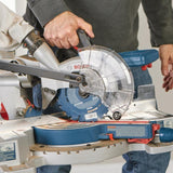 Bosch GCM18V-07SN14 PROFACTOR 18V 7-1/4 In. Single-Bevel Slide Miter Saw Kit with (1) CORE18V 8 Ah High Power Battery - 11