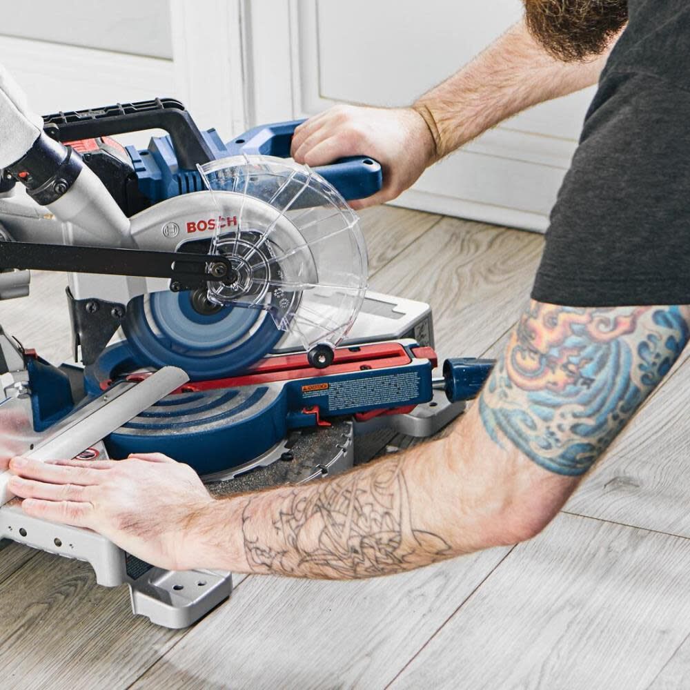 Bosch GCM18V-07SN14 PROFACTOR 18V 7-1/4 In. Single-Bevel Slide Miter Saw Kit with (1) CORE18V 8 Ah High Power Battery - 12