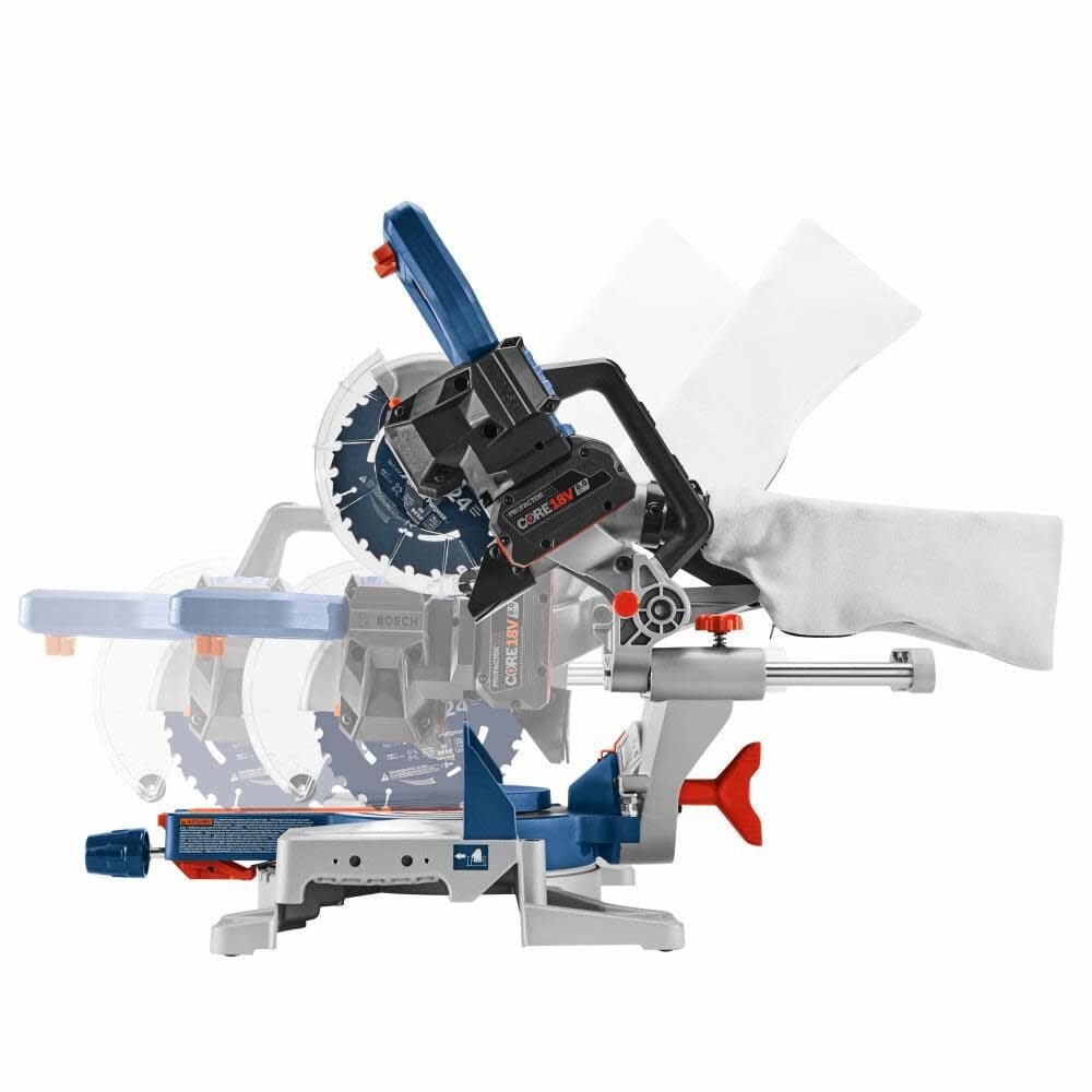 Bosch GCM18V-07SN PROFACTOR 18V 7-1/4 In. Single-Bevel Slide Miter Saw (Bare Tool) - 7