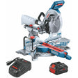 Bosch GCM18V-10SDN14 18V PROFACTOR 10" Slide Miter Saw Kit w/ (1) 8.0 Ah CORE Performance Battery