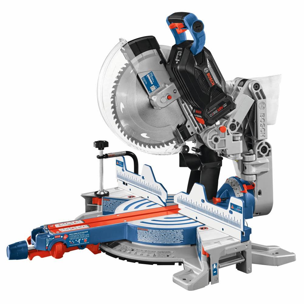 Bosch GCM18V-12GDCN14 18V PROFACTOR 12" Dual-Bevel Glide Miter Saw Kit w/ (1) 8.0 Ah CORE Performance Battery - 8