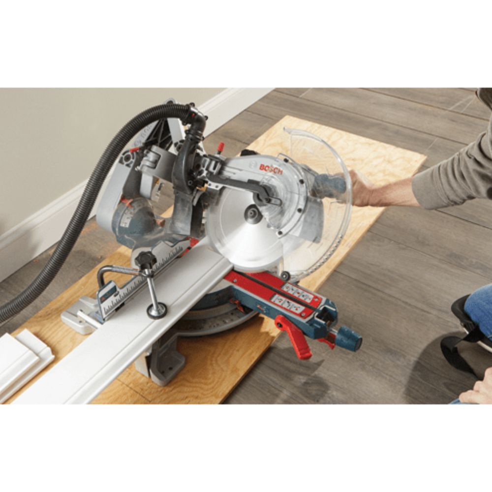 Bosch GCM18V-12GDCN14 18V PROFACTOR 12" Dual-Bevel Glide Miter Saw Kit w/ (1) 8.0 Ah CORE Performance Battery - 10