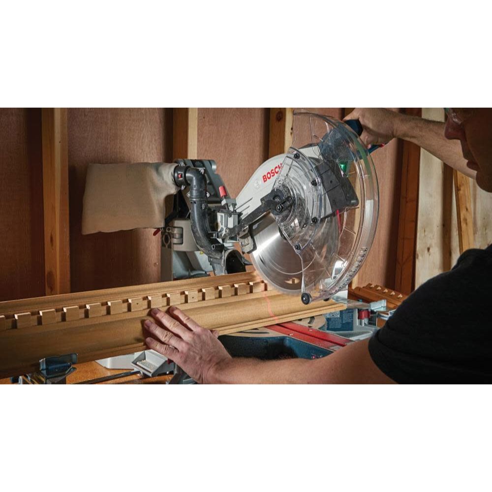 Bosch GCM18V-12GDCN PROFACTOR 18V 12 In. Dual-Bevel Glide Miter Saw (Bare Tool) - 8