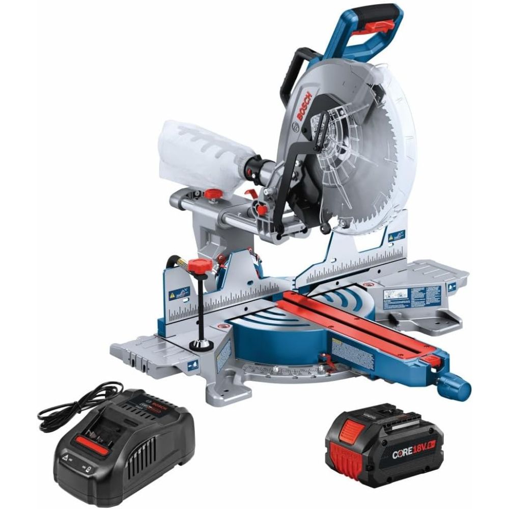 Bosch GCM18V-12SDN14 18V PROFACTOR 12" Slide Miter Saw Kit w/ (1) 8.0 Ah CORE Performance Battery