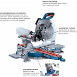 Bosch GCM18V-12SDN14 18V PROFACTOR 12" Slide Miter Saw Kit w/ (1) 8.0 Ah CORE Performance Battery - 2