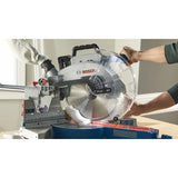 Bosch GCM18V-12SDN14 18V 12" Dual Bevel Sliding Miter Saw Kit with 8 Ah Battery and Charger - 8