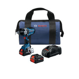 Bosch GDS18V-1180CB28 18V 3/4" High Torque Impact Wrench Kit with Friction Ring and Thru-Hole (2 Batteries, 1 Charger)