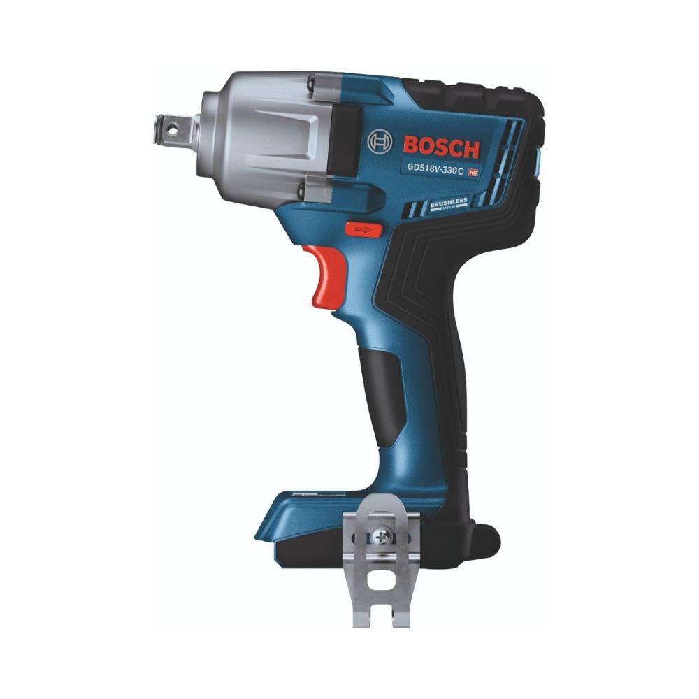 Bosch GDS18V-330CN 18V Brushless Connected-Ready 1/2 In. Mid-Torque Impact Wrench with Friction Ring and Thru-Hole (Bare Tool) - 3