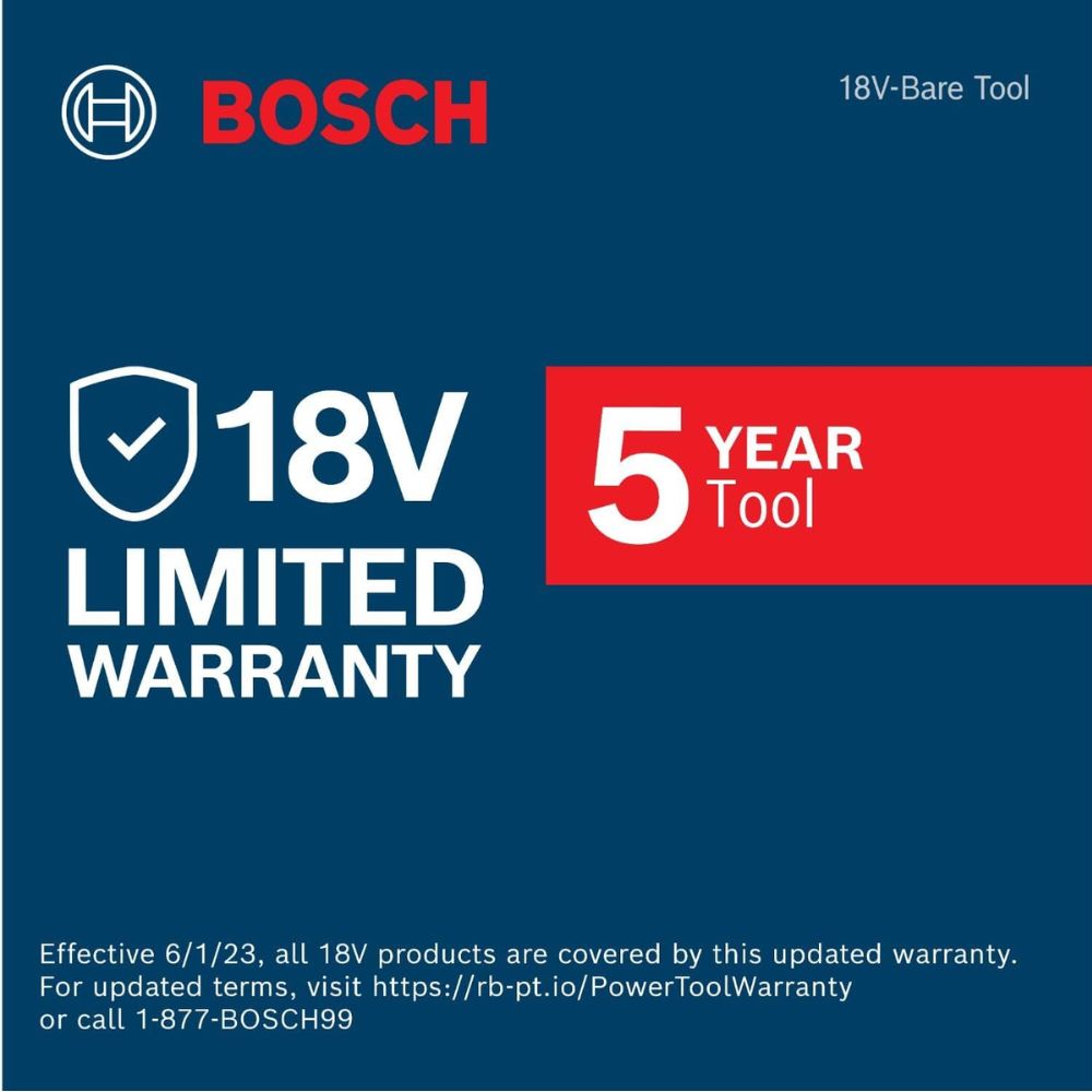 Bosch GDS18V-330CN 18V Brushless Connected-Ready 1/2 In. Mid-Torque Impact Wrench with Friction Ring and Thru-Hole (Bare Tool) - 7