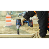 Bosch GDS18V-330PCB25 18V Brushless 1/2" Mid-Torque Impact Wrench Kit with Pin Detent (2 Batteries) - 5