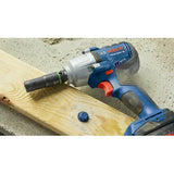 Bosch GDS18V-330PCB25 18V Brushless 1/2" Mid-Torque Impact Wrench Kit with Pin Detent (2 Batteries) - 8
