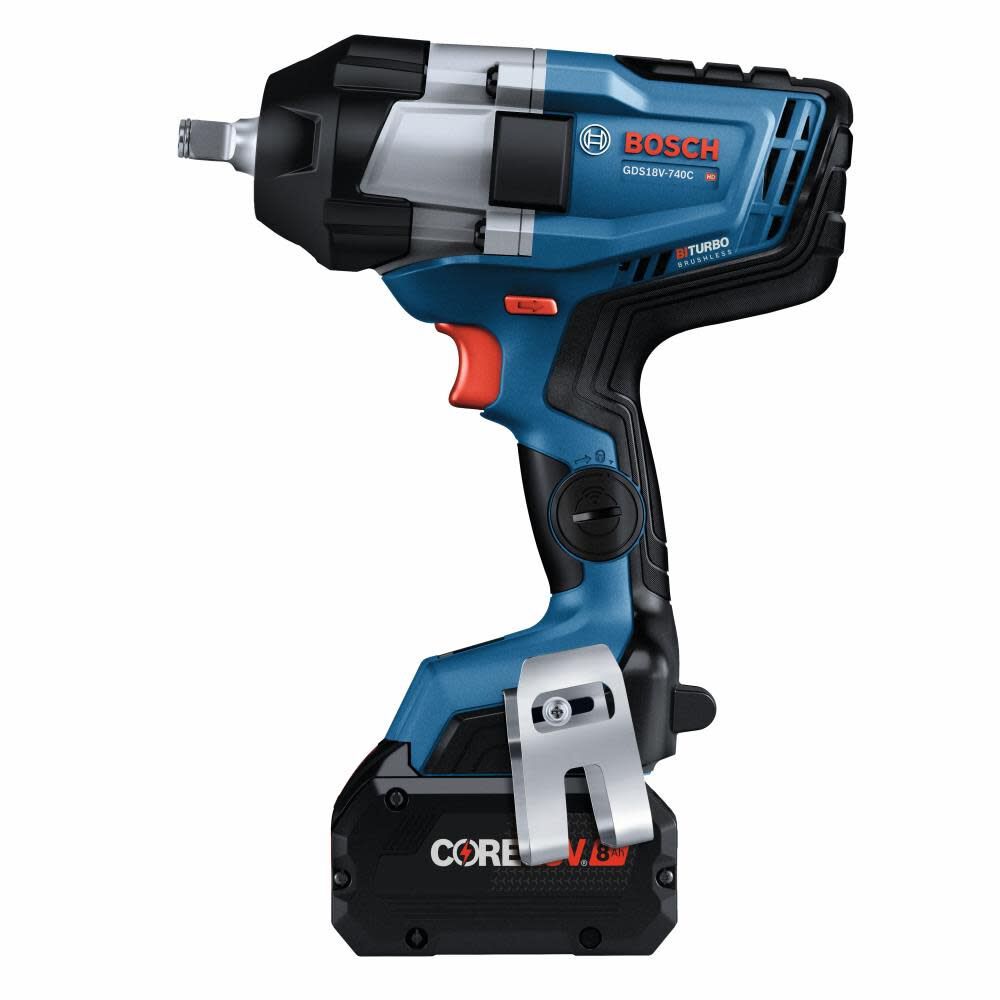 Bosch GDS18V-740CB14 PROFACTOR 18V Connected 1/2" Impact Wrench Kit with Friction Ring and (1) CORE18V 8 Ah High Power Battery - 5