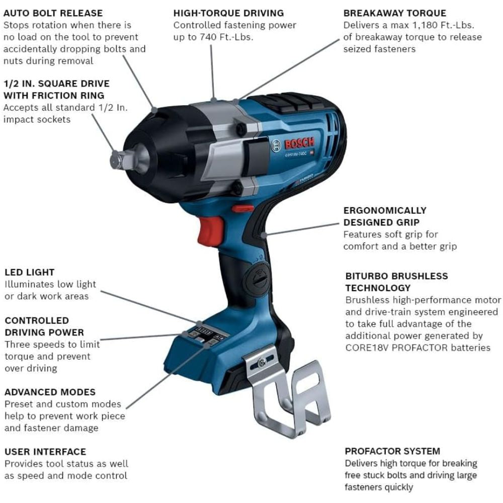 Bosch GDS18V-740CN - 2