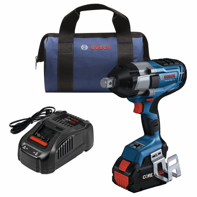 Bosch GDS18V-770CB14 18V 3/4" Connected Impact Wrench Kit with 8 Ah Battery and Charger