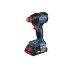 Bosch GDX18V-1860CB25 18V Connected-Ready Two-In-One 1/4" and 1/2" Bit/Socket Impact Driver/Wrench Kit with (2) CORE18V 4.0 Ah Compact Batteries and (1) Connectivity Module - 3