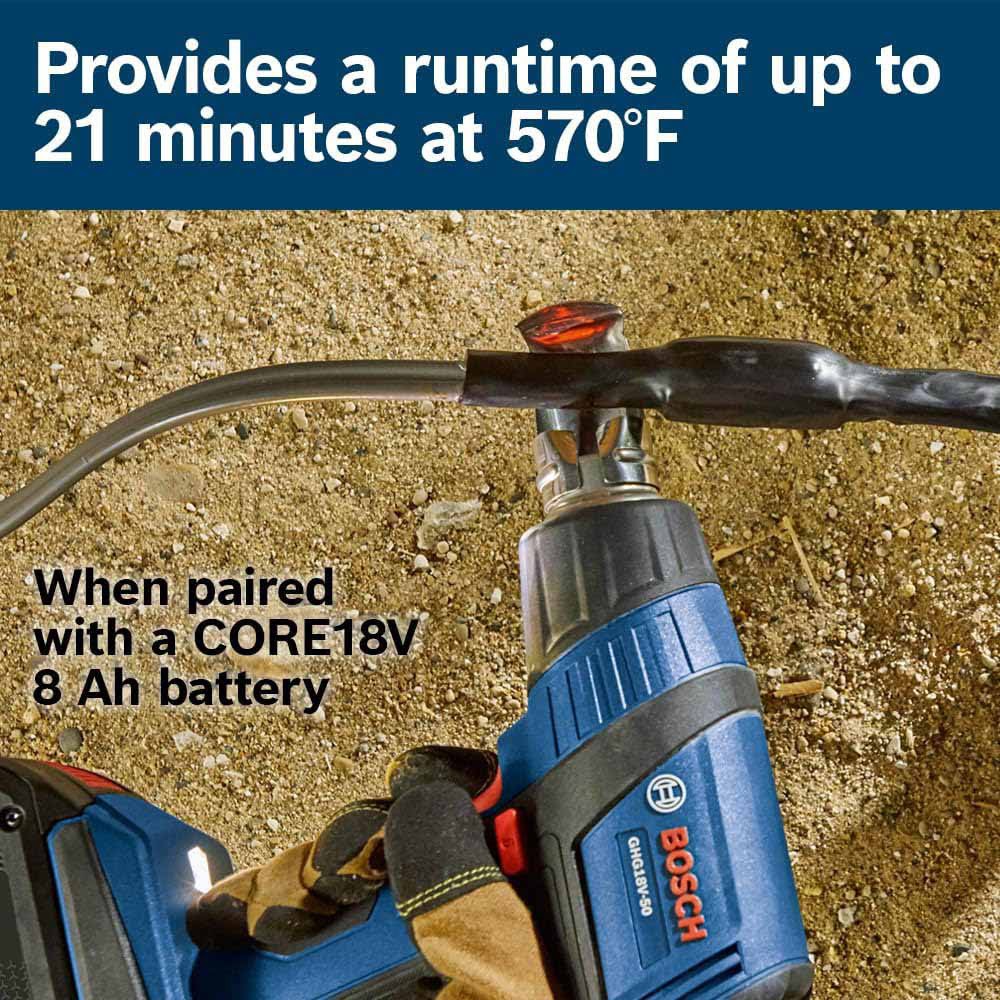 Bosch GHG18V-50N 18V Heat Gun (Bare Tool) - 5