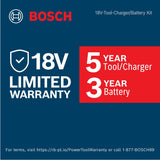 Bosch GKF18V-25PL14 18V Brushless Colt Palm Router Kit with (1) CORE18V 4 Ah Advanced Power Battery and Plunge Base - 7