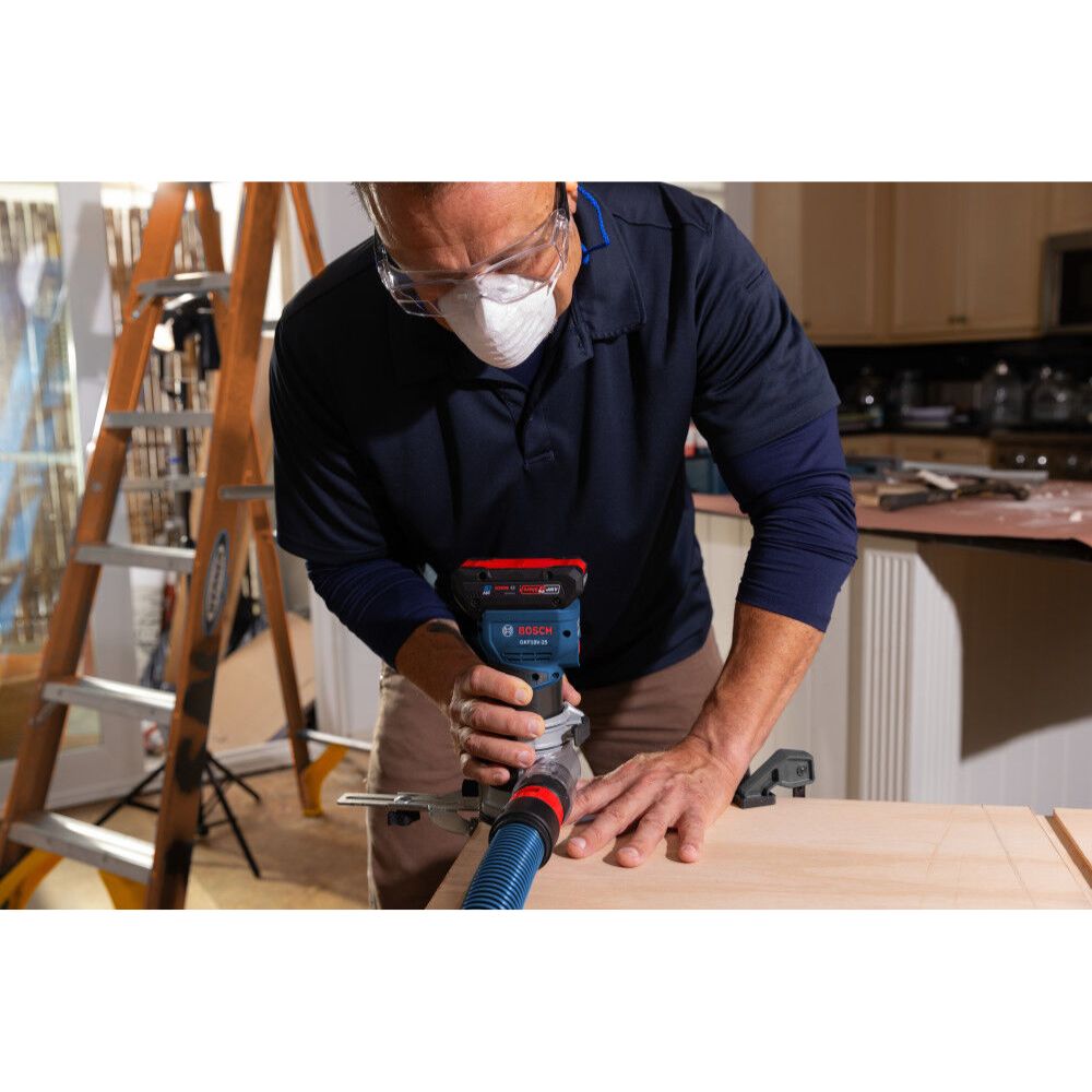 Bosch GKF18V-25PL14 18V Brushless Colt Palm Router Kit with (1) CORE18V 4 Ah Advanced Power Battery and Plunge Base - 10