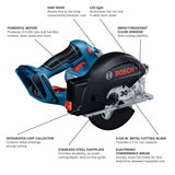 Bosch GKM18V-20N 18V 5-3/8" Metal-Cutting Circular Saw (Bare Tool) - 2