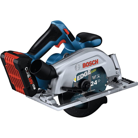 Bosch GKS18V-22B25 18V Brushless Blade-Right 6-1/2" Circular Saw Kit with (2) CORE18V 4.0 Ah Compact Batteries