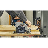 Bosch GKS18V-22B25 18V Brushless Blade-Right 6-1/2" Circular Saw Kit with (2) CORE18V 4.0 Ah Compact Batteries - 9