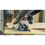 Bosch GKS18V-22LB25 18V Brushless Blade-Left 6-1/2" Circular Saw Kit with (2) CORE18V 4.0 Ah Compact Batteries - 8