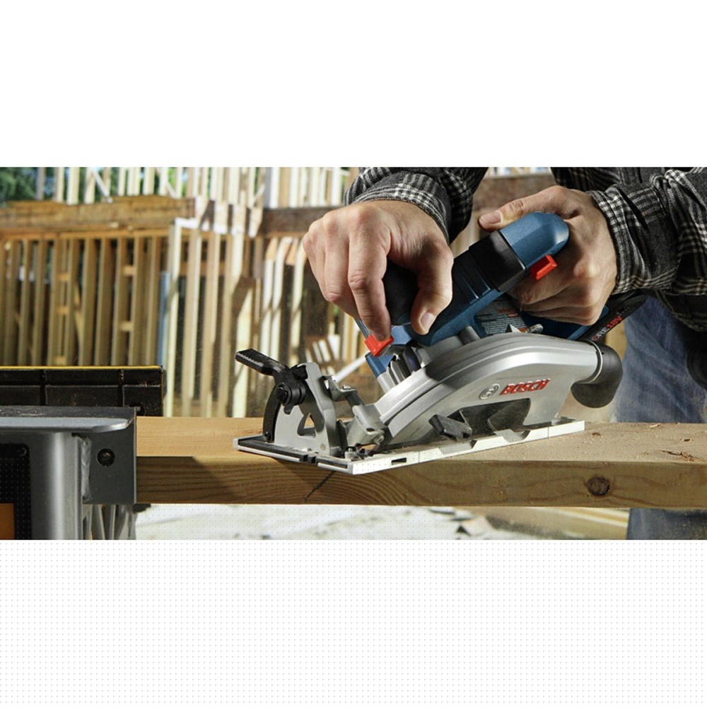 Bosch GKS18V-22LB25 18V Brushless Blade-Left 6-1/2" Circular Saw Kit with (2) CORE18V 4.0 Ah Compact Batteries - 11