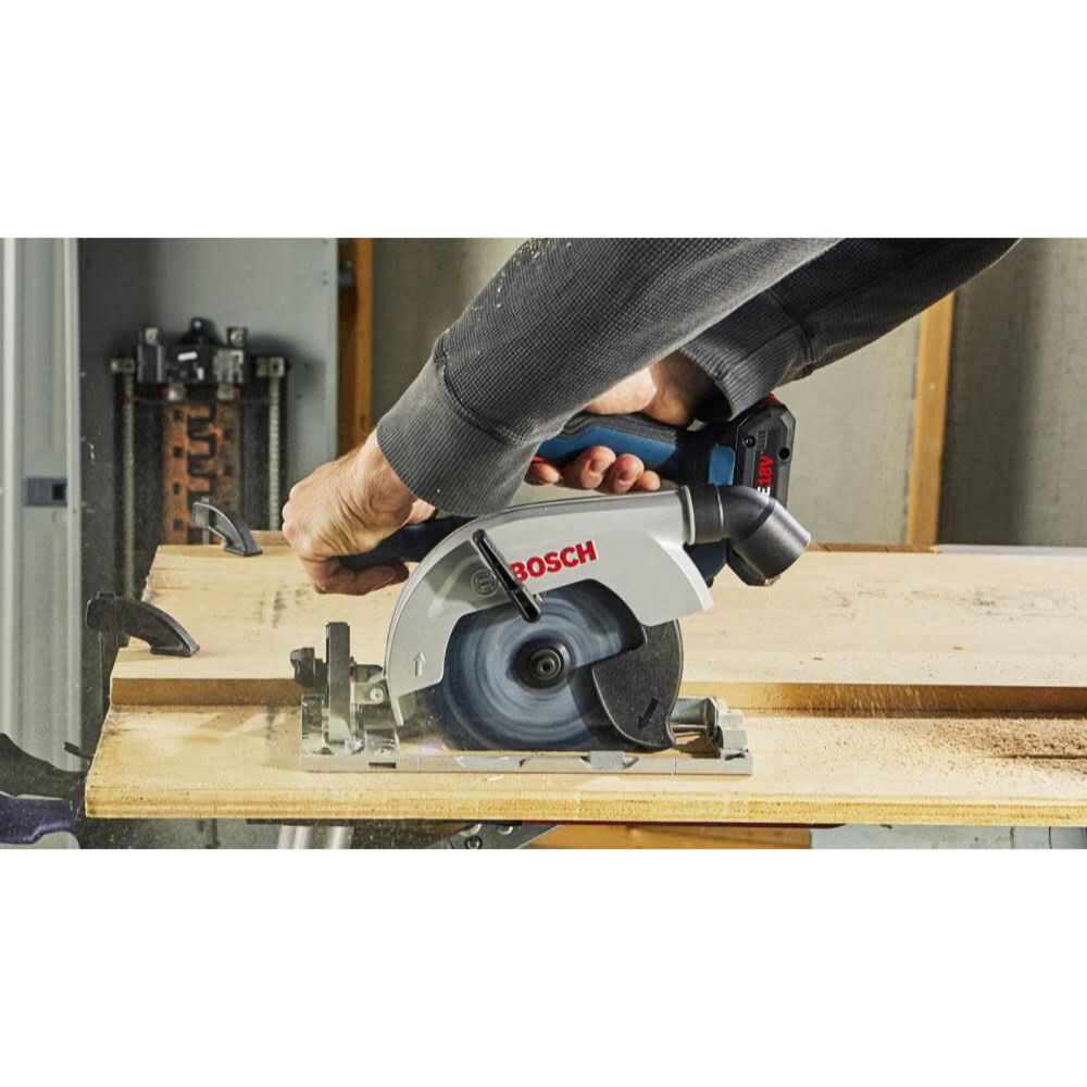 Bosch GKS18V-22LN 18V Brushless Blade-Left 6-1/2" Circular Saw (Bare Tool) - 8