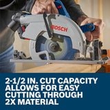 Bosch GKS18V-25GN 18V PROFACTOR 7-1/4" Blade Right Circular Saw w/HMI & Eco Mode (Bare Tool) - 3